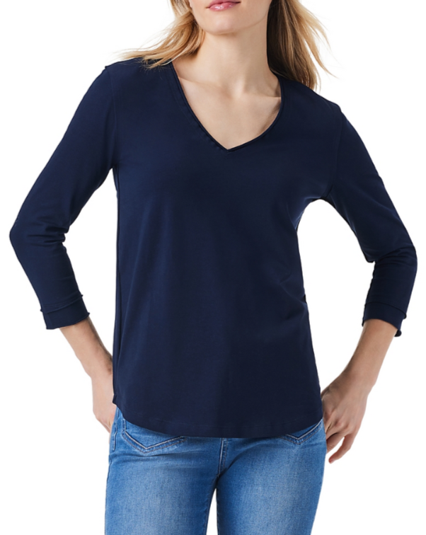 NZT BY NIC+ZOE Roll V Tee MSRP $78