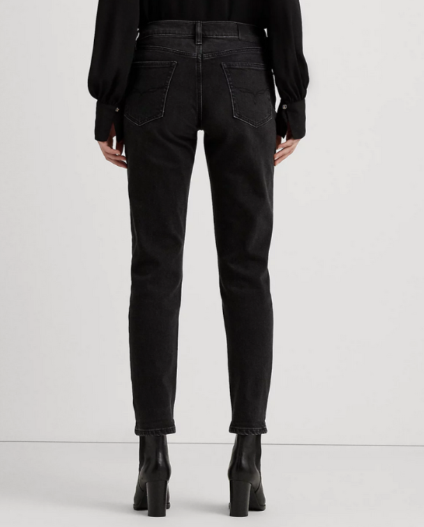 Lauren Ralph Lauren Relaxed Tapered Ankle Jeans MSRP $125