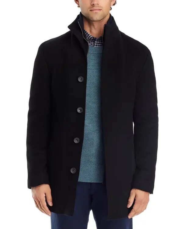 The Men's Store at Bloomingdale's Cashmere Regular Fit Car Coat MSRP $998