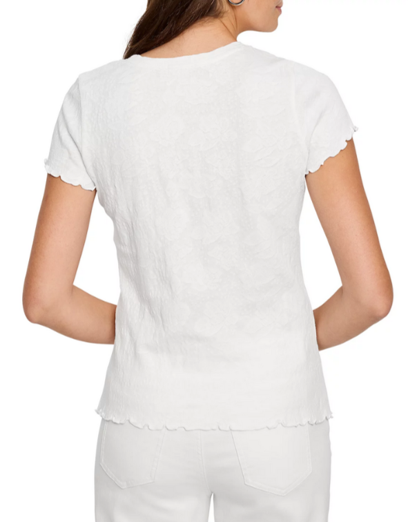 NZT BY NIC+ZOE Lace T-Shirt MSRP $78