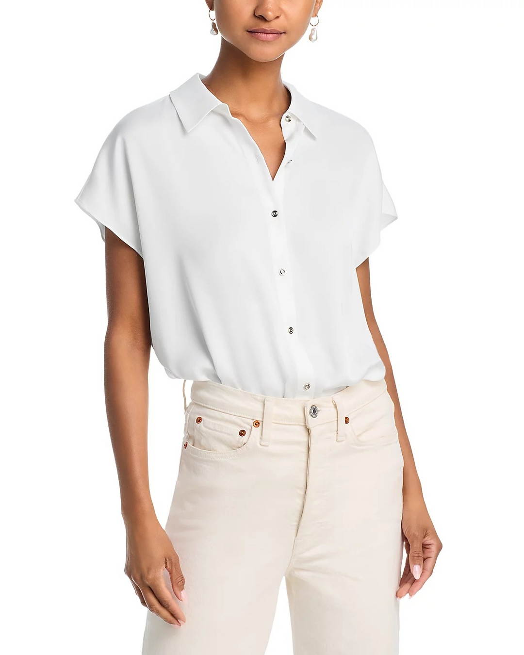 Ramy Brook Lucinda Button up Bodysuit MSRP $195