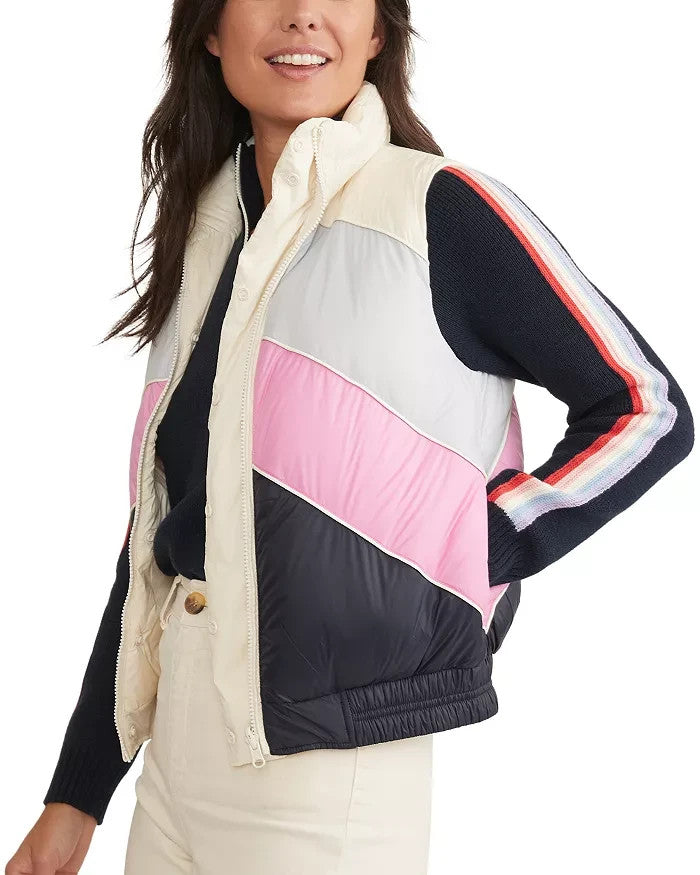 Marine Layer Archive Reversible Puffer Vest MSRP $158