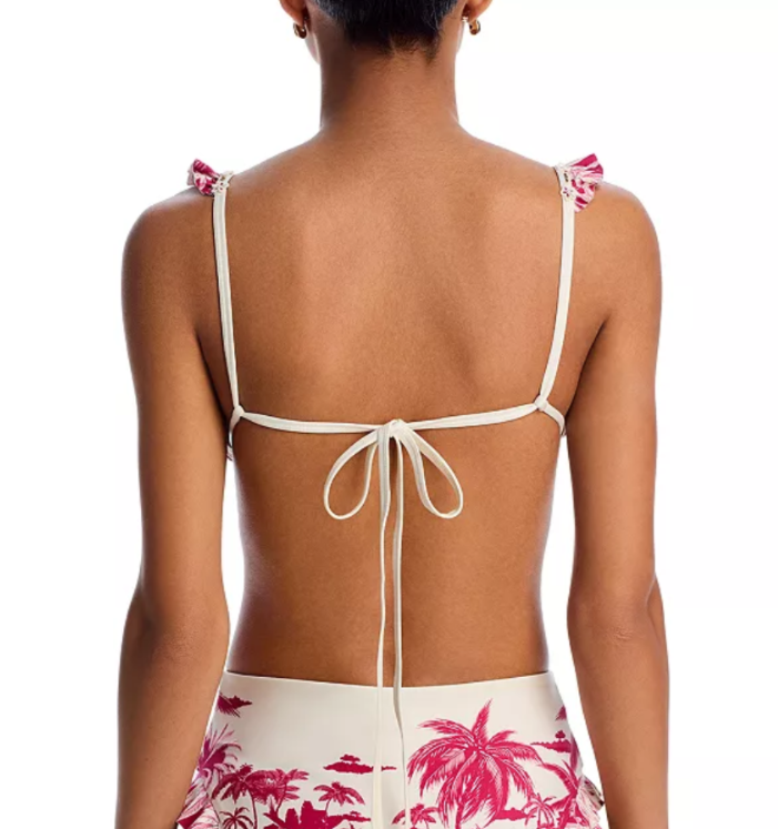 Agua Bendita Agata Palms Bikini Top MSRP $164