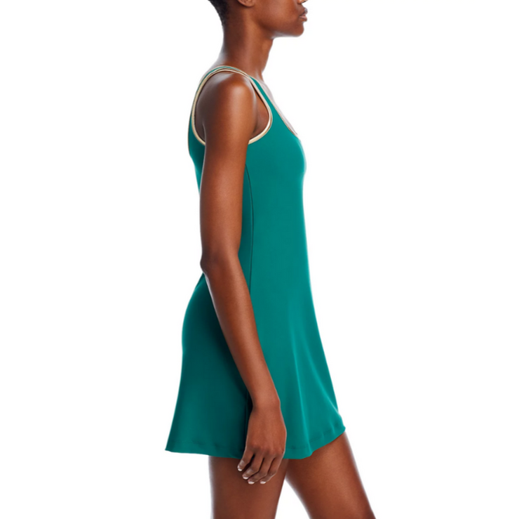 AQUA Athletic x Venus Williams Square Neck Mini Dress MSRP $88