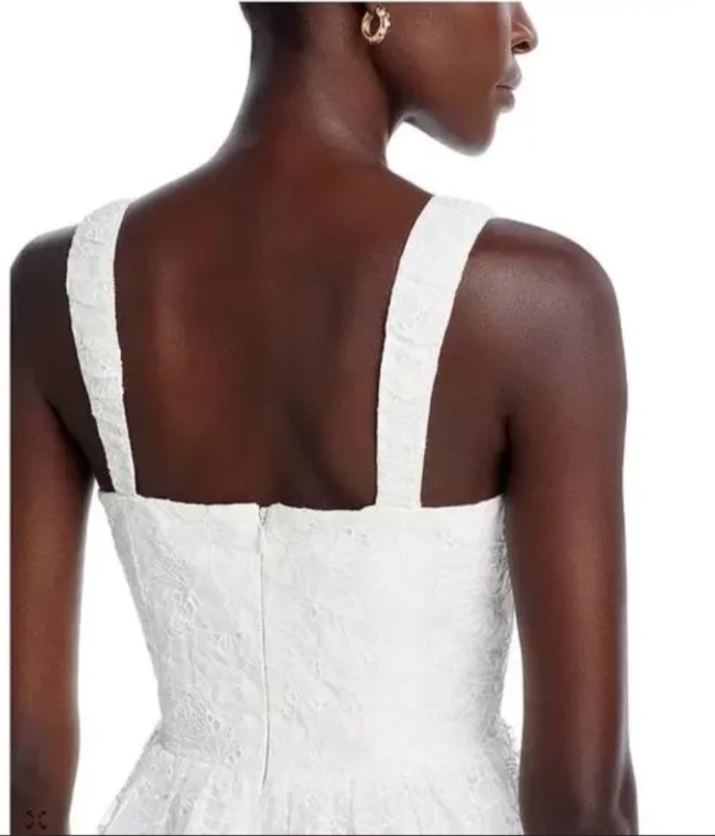 FRENCH CONNECTION Sleeveless Lace Midi Dress MSRP $198