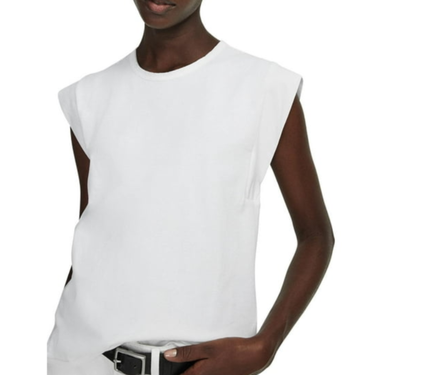 rag & bone Mixed Media Muscle Tee MSRP $150