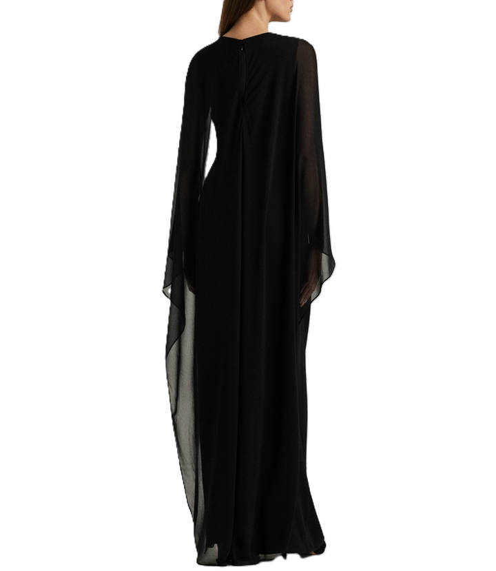 Lauren Ralph Lauren Cape Georgette Gown MSRP $265