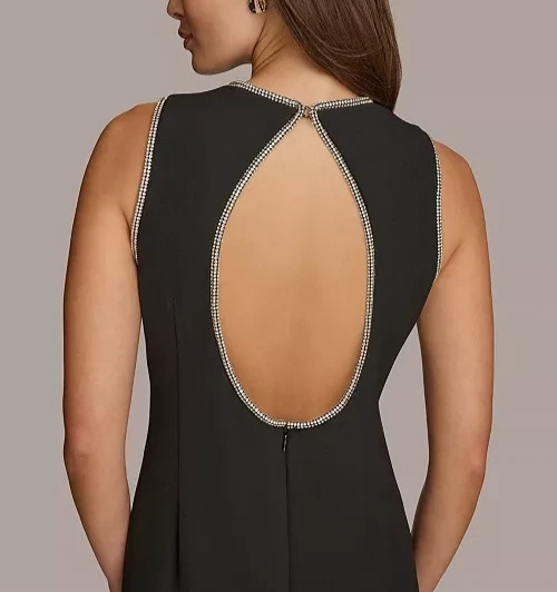 Donna Karan New York Rhinestone Trimmed Gown MSRP $239