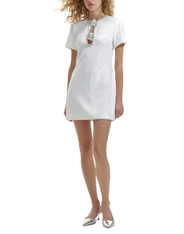 Self-Portrait Sequined Mini Dress MSRP $555