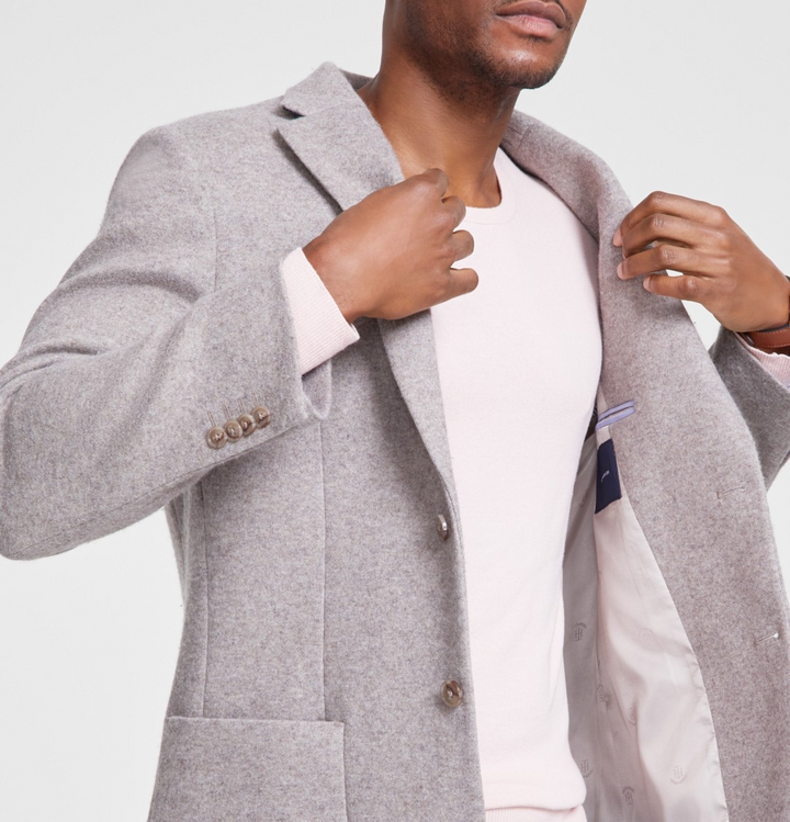 Tommy Hilfiger Men's Modern-Fit Wool Blend Knit Sport Coat MSRP $375