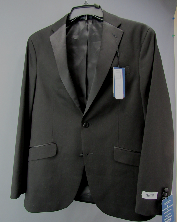 Kenneth Cole Reaction Slim-Fit Ready Flex Tuxedo Suit Jacket 4D 1272 NEW