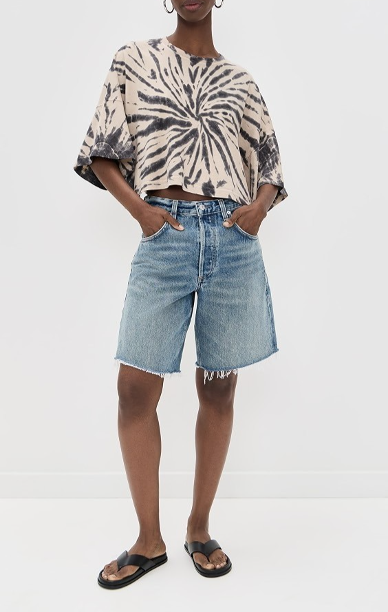 Citizens of Humanity Crop Cape Tee MSRP $148