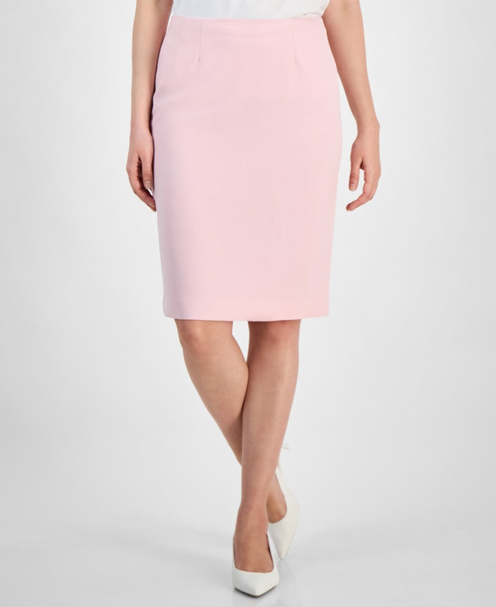 Kasper Stretch-Crepe Knee-Length Pencil Skirt MSRP $69