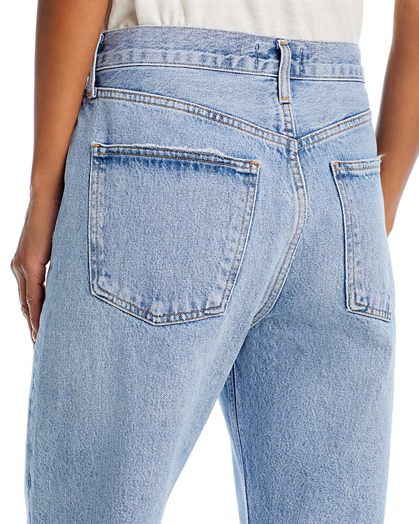 AGOLDE Fran High Rise Straight Cuffed Jeans MSRP $238