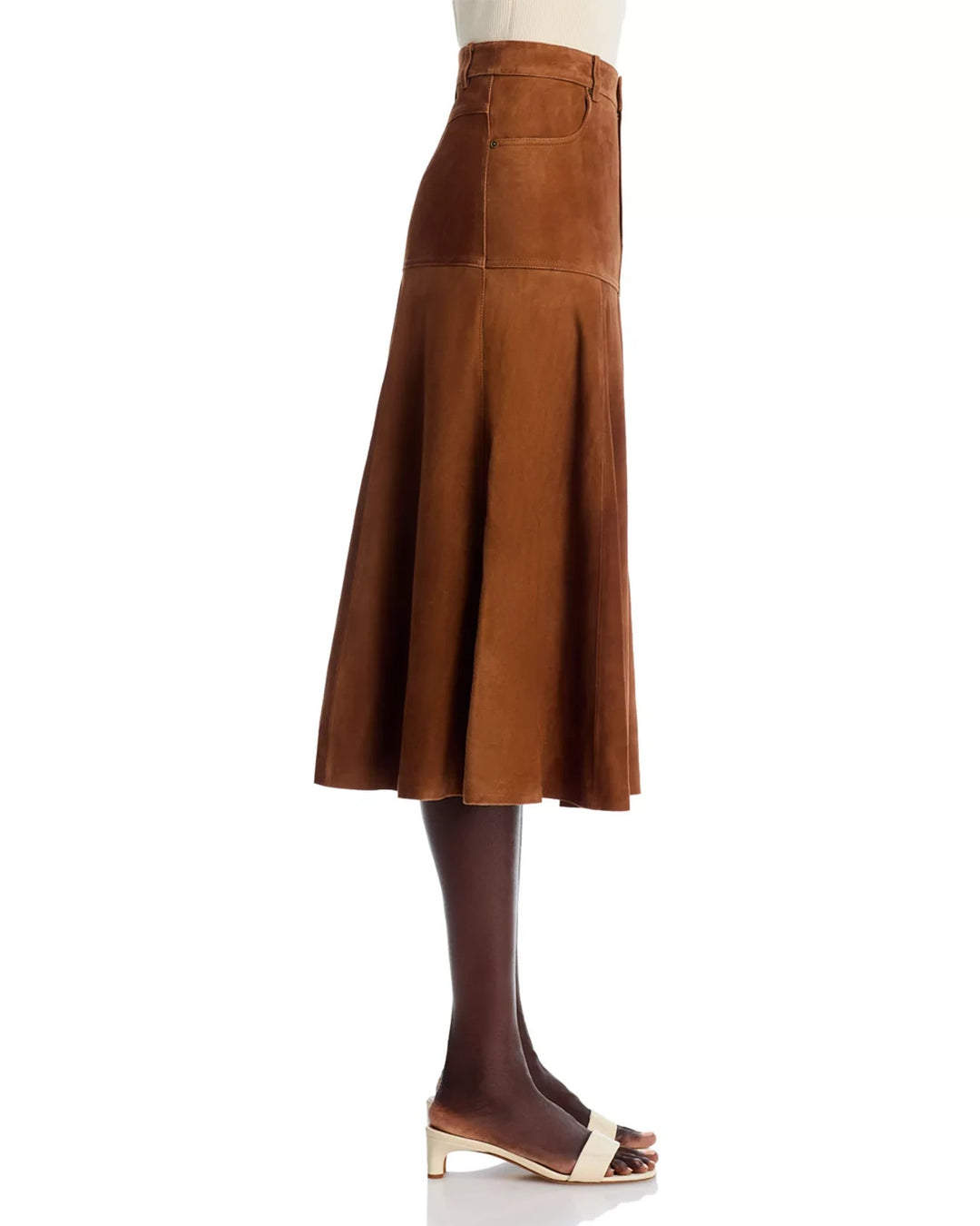 Kobi Halperin Matty Suede Skirt MSRP $898