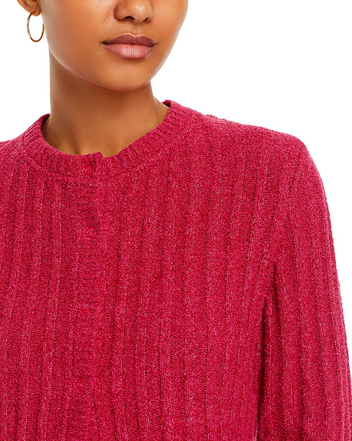Re/Done Terry Ribbed Cardigan MSRP $350