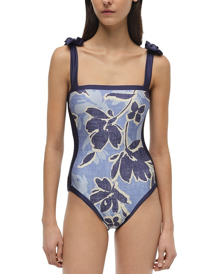 Simkhai Bow Strap One Piece Swimsuit MSRP $285