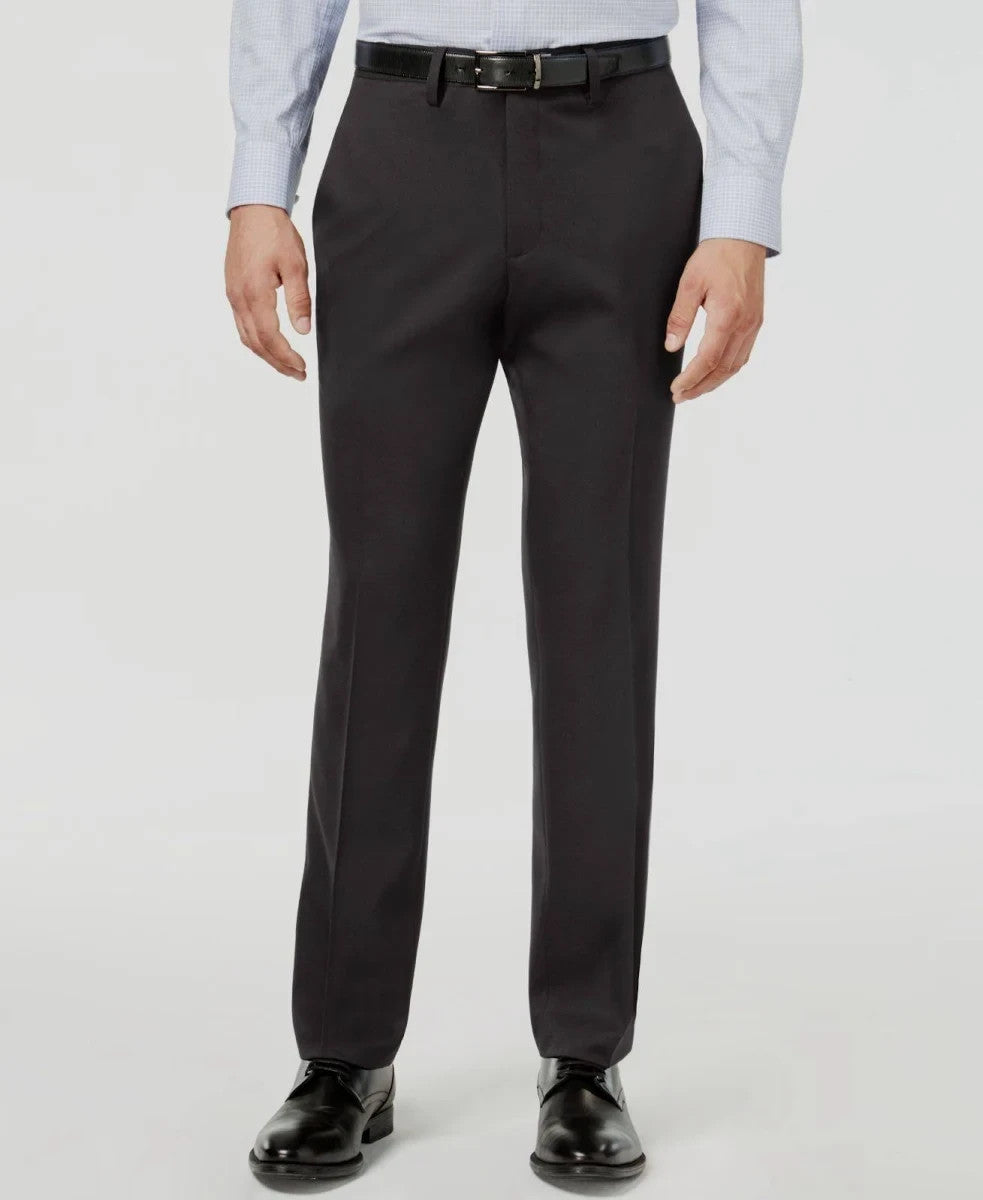 Kenneth Cole Reaction Men's Slim-Fit Stretch Gabardine Dress Pants MSRP $95