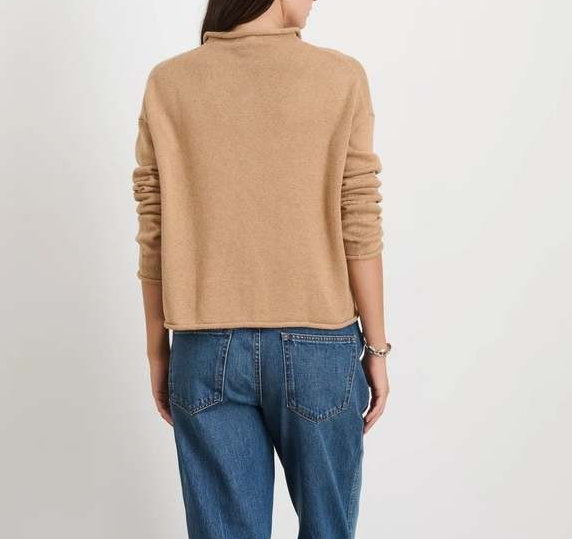 Alex Mill Taylor Rollneck Cardigan MSRP $165