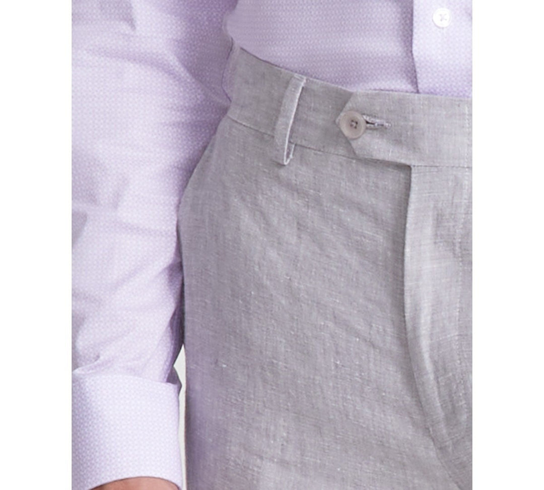 Bar III Slim-Fit Linen Suit Pants MSRP $135