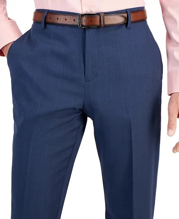 Perry Ellis Portfolio Men's Modern-Fit Stretch Solid Resolution Pants MSRP $95