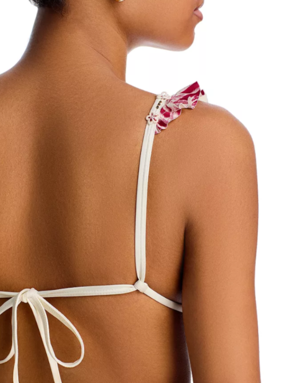 Agua Bendita Agata Palms Bikini Top MSRP $164