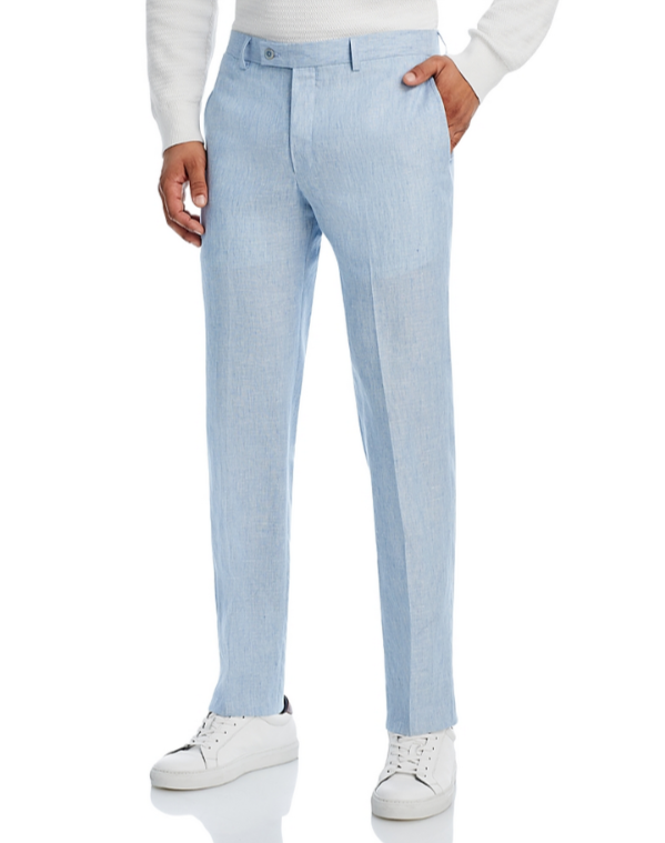 Robert Graham Delave Modern Fit Linen Suit Pants MSRP $258