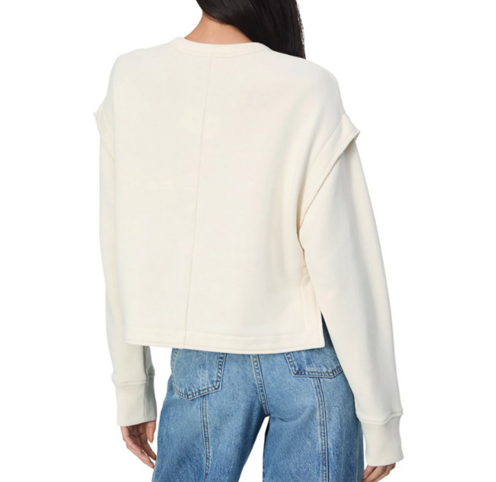 rag & bone Jo Layered Sleeve Sweatshirt MSRP $278
