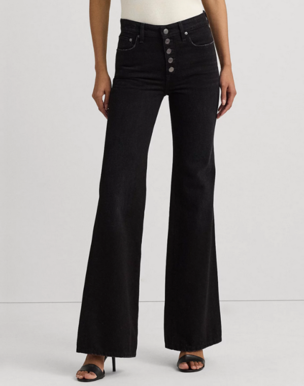 Lauren Ralph Lauren High-Rise Flare Jeans MSRP $165