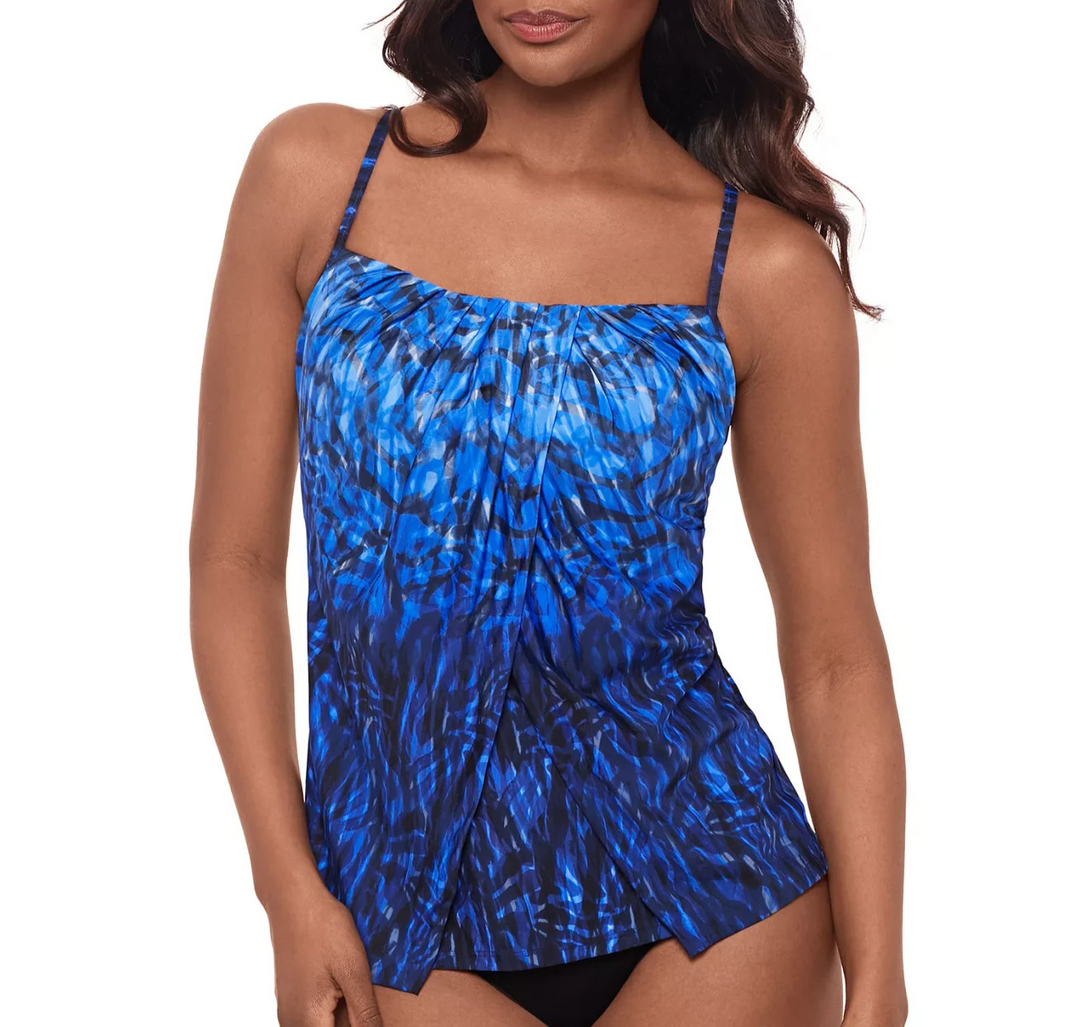 Miraclesuit Women's Paka Mayan Jubilee Tankini Top MSRP $134