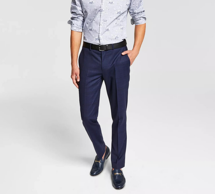 Bar III Slim-Fit Wool-Blend Suit Pants MSRP $175