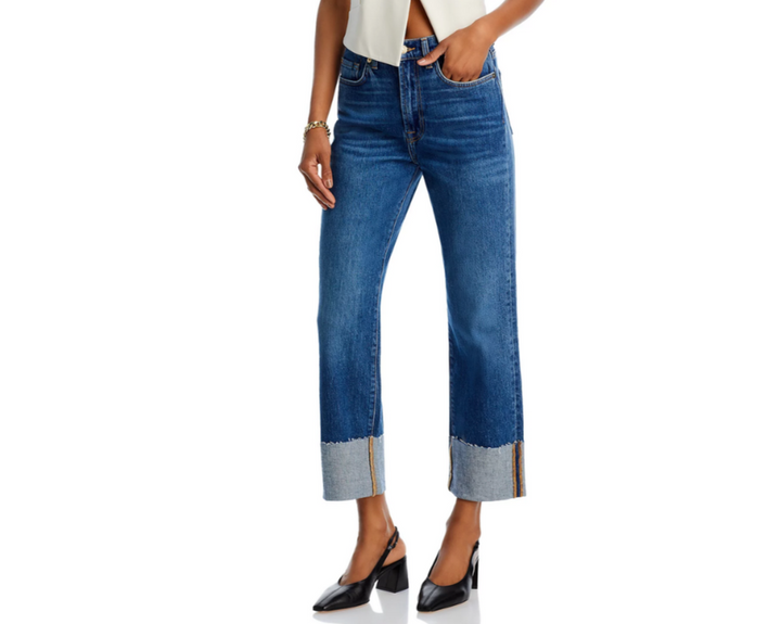 7 For All Mankind Logan High Rise Ankle Stovepipe Jeans MSRP $208