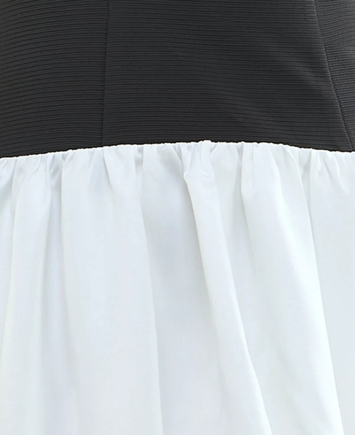 City Studios Juniors' Halter-Neck Bubble-Hem Mini Dress MSRP $69