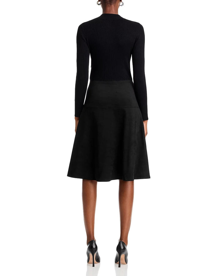 T Tahari Mixed Media Dress MSRP $128