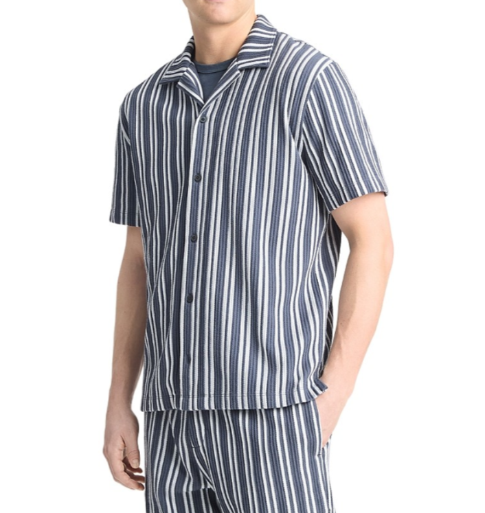 Vince Jacquard Printed Shirt MSRP $195