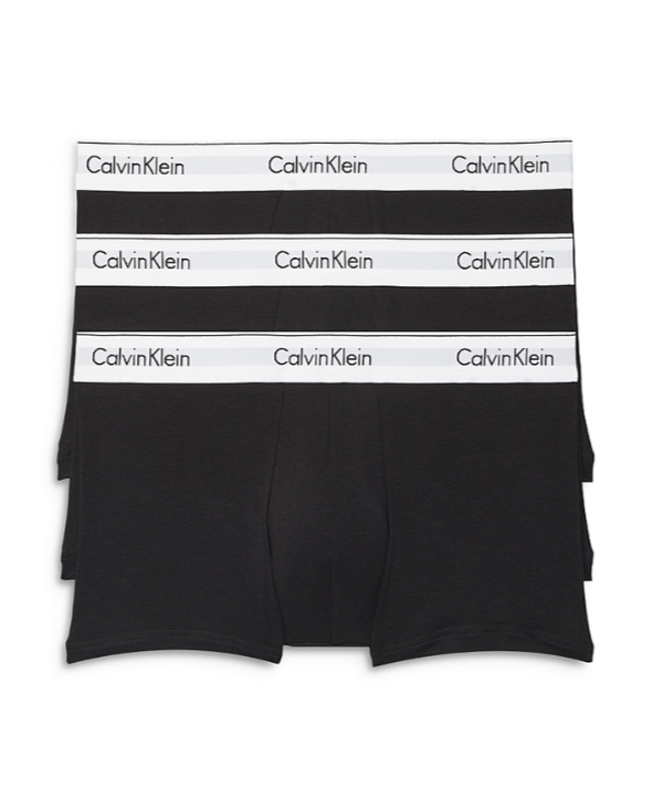 Calvin Klein Modern Cotton Stretch Low Rise Trunks, Pack of 3 MSRP $47