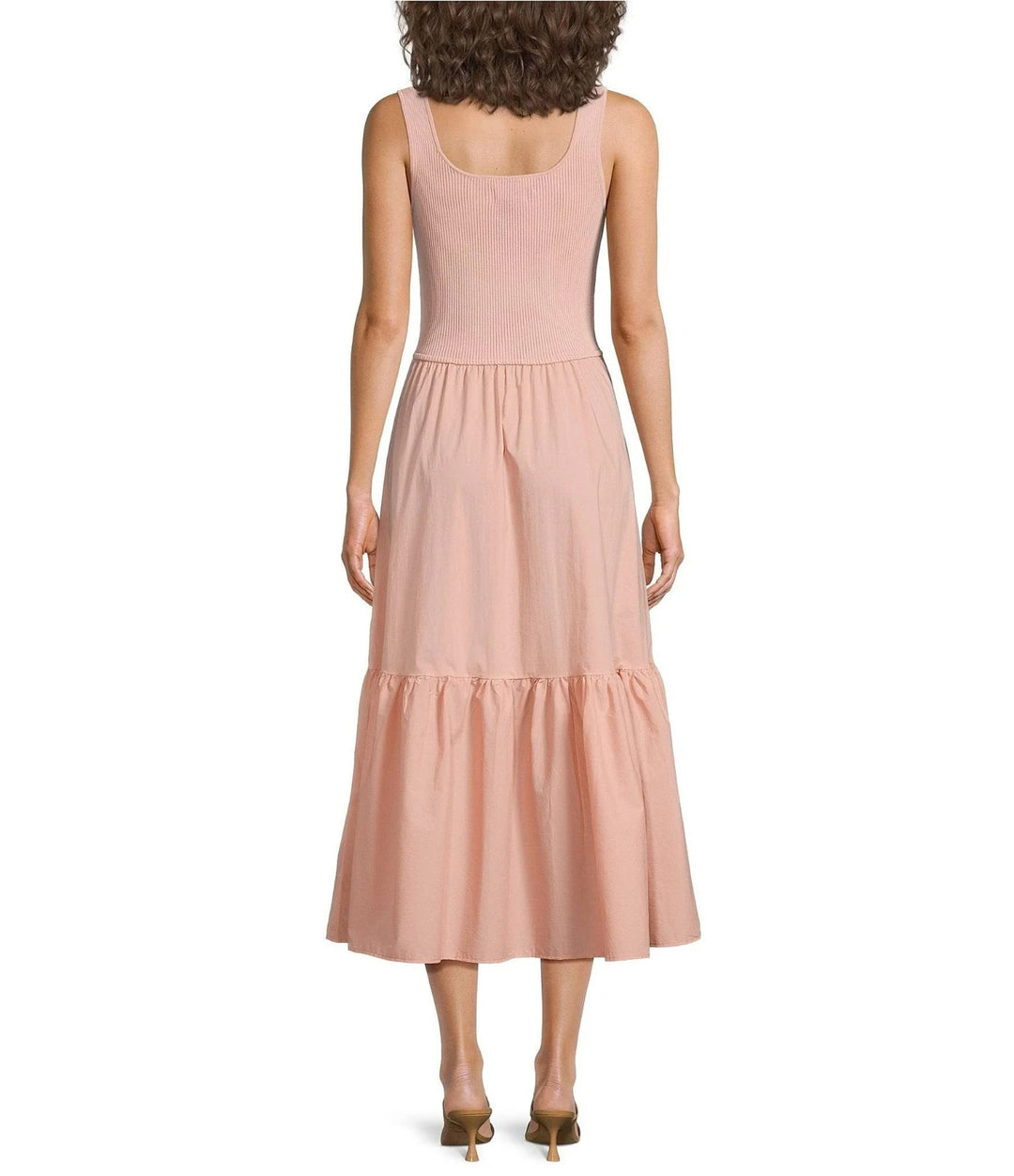 Elan Mixed Media Tank Maxi Dress MSRP $124