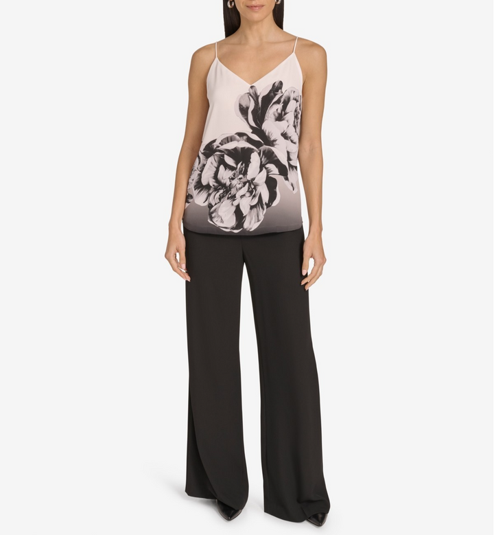 Calvin Klein Women's Floral Print V-Neck Camisole MSRP $59