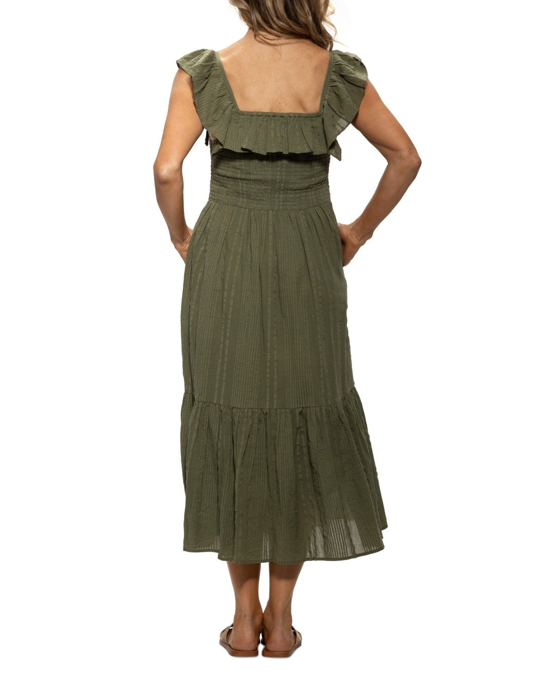 Dotti Cotton On/Off-The-Shoulder Cover-Up Dress MSRP $64