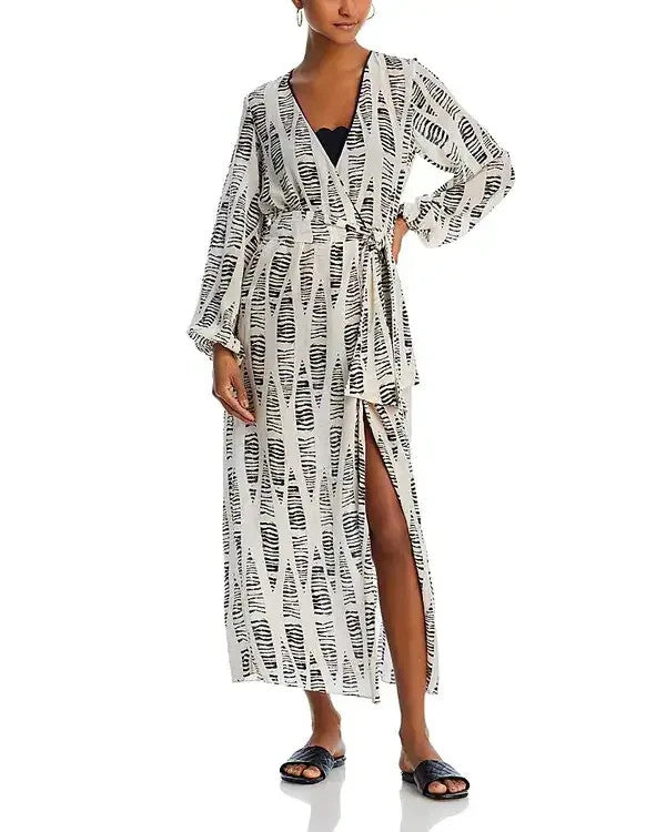 Juan De Dios Tortula Maxi Swim Dress Cover-up MSRP $695