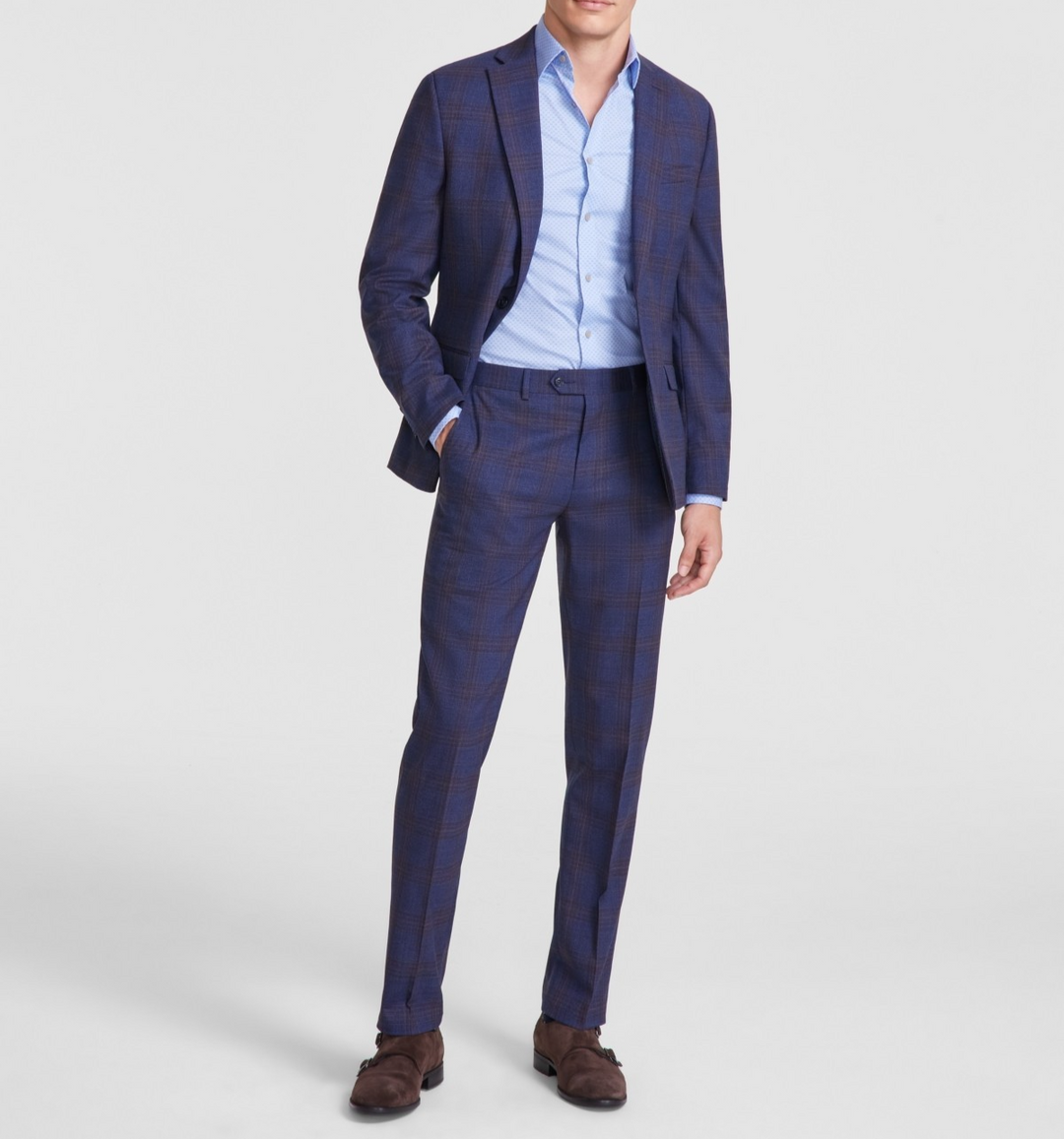 Bar III Men's Slim-Fit Wool-Blend Suit Separate Pants MSRP $175