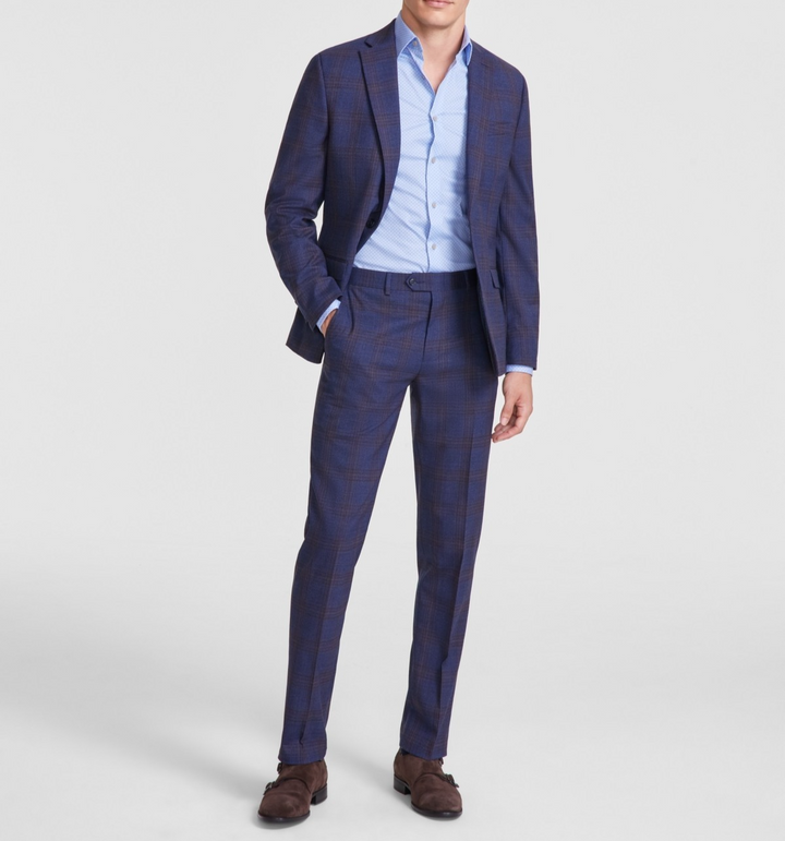 Bar III Men's Slim-Fit Wool-Blend Suit Separate Pants MSRP $175