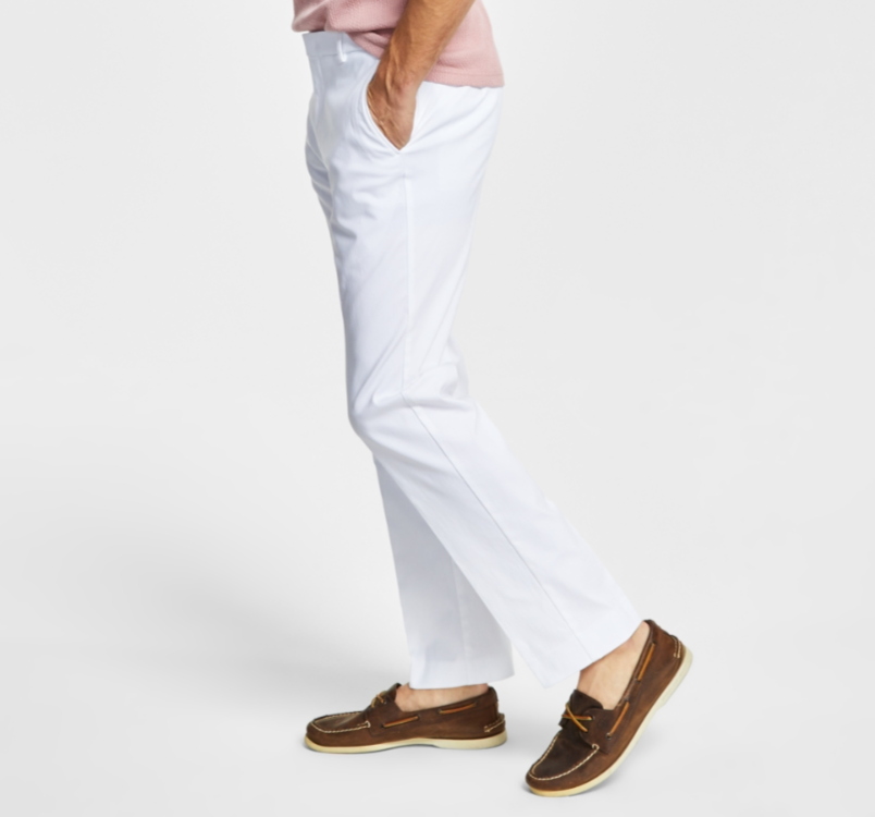Tommy Hilfiger Modern-Fit TH Flex Stretch Solid Performance Pants MSRP $95