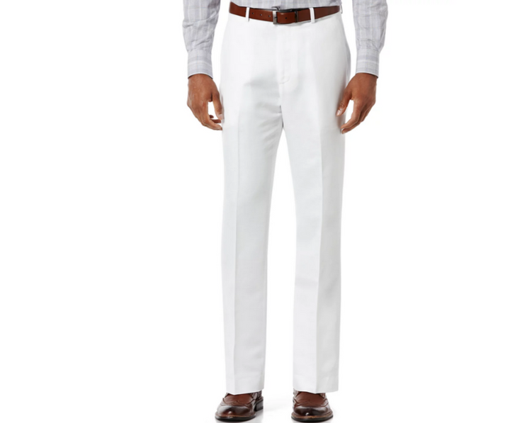 Perry Ellis MEN Linen Blend Solid Twill Pants MSRP $89