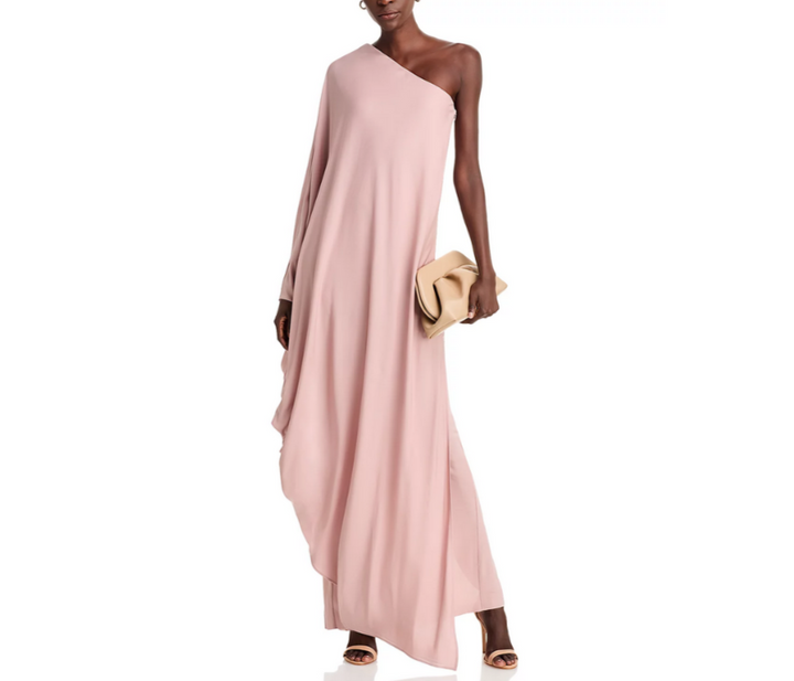 NAOMI x BOSS 2.0 Escapa Draped One Shoulder Gown MSRP $495