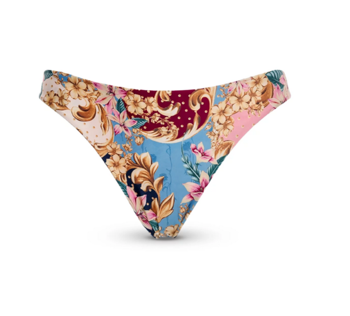 Agua Bendita Ilu Blush Reversible Bikini Bottom MSRP $110