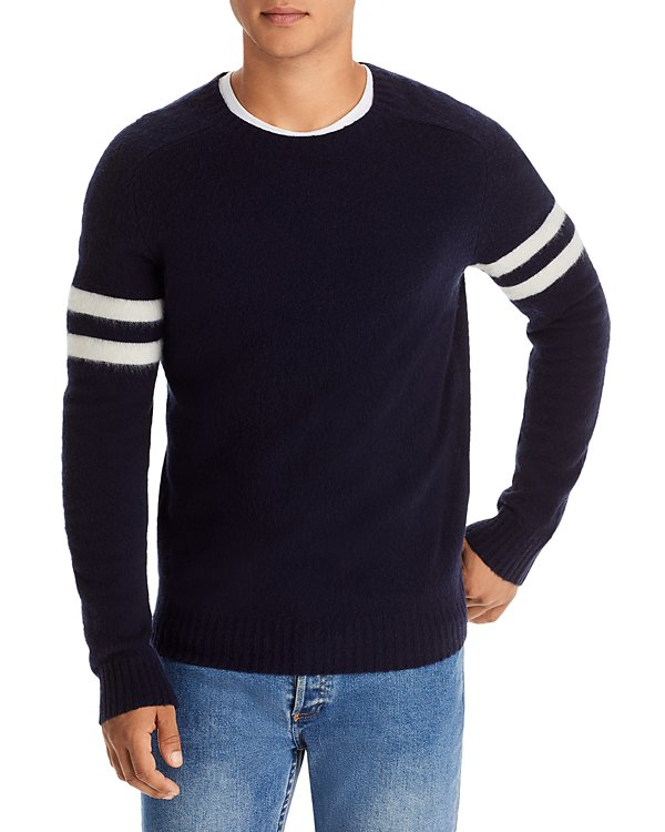 The Men's Store at Bloomingdale's Striped Sleeves Sweater MSRP $148