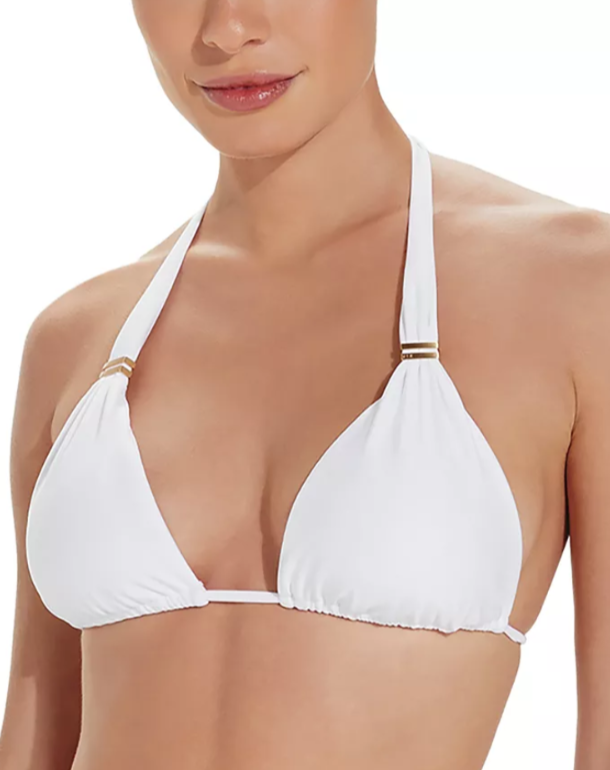 ViX Paula Hermanny Bia Tube Halter Bikini Top MSRP $118