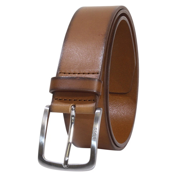 Boss Men's Jor-v Leather Belt MSRP $80