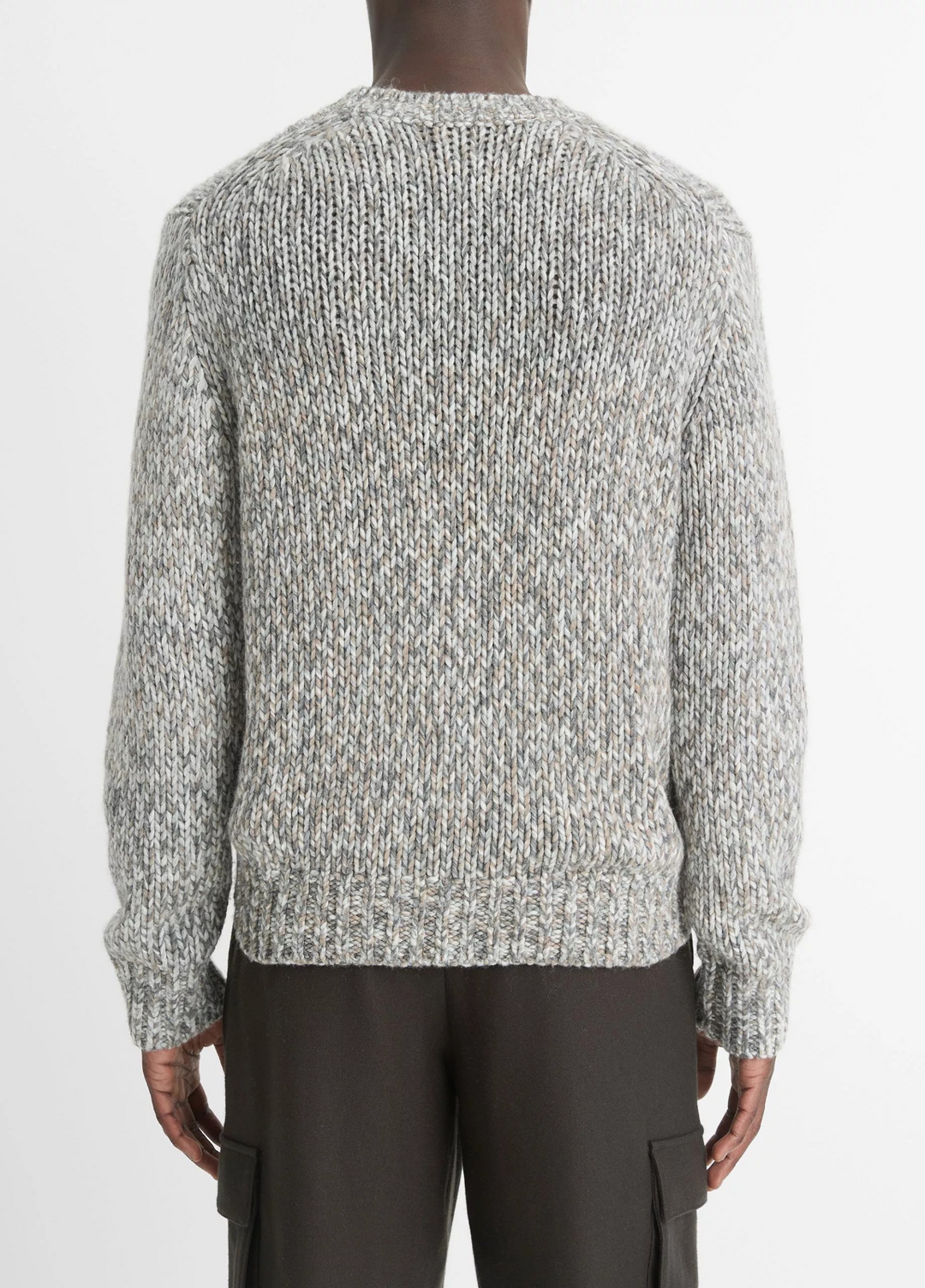 Vince Men's Homespun Marled Crew Neck Sweater MSRP $445